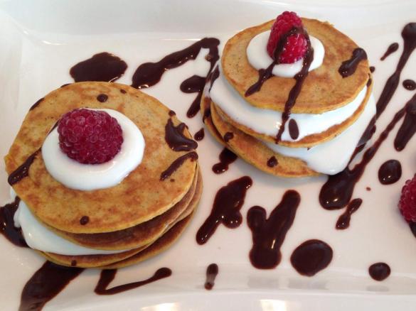 Fitness Kürbis-Pancakes