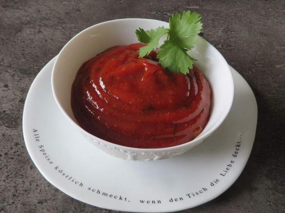 Grillsauce mit frischem Koriander