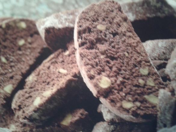 Schoko-Cantucci mit Pistazien