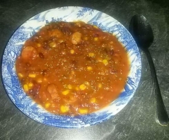 Würstchen-Chili aus FINESSEN 2/2015