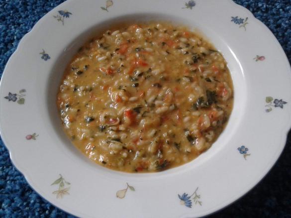Mangold-Paprika-Risotto