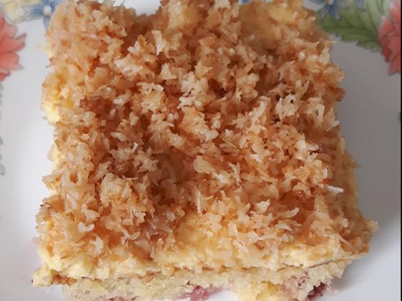 Sägespänekuchen mit Kirschen fürs Blech