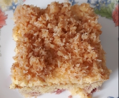 Sägespänekuchen mit Kirschen fürs Blech