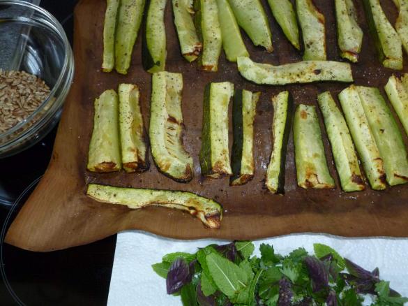 Zucchini Pesto mit "Röstaroma"
