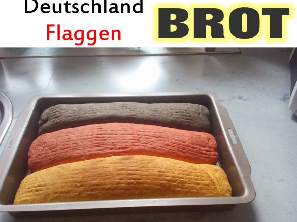 WM-Deutschland Flaggen Brot