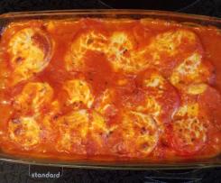 Tortellini- Tomaten- Mozzarella- Auflauf