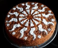 Saftiger Apfel-Marzipan-Kuchen