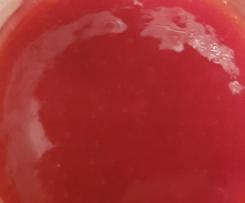 BBQ- Sauce / Scharfe Grillsauce Habanero-Erdbeer