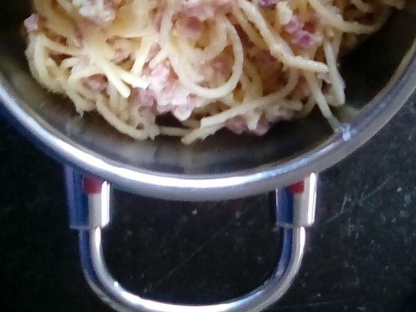 Spaghetti Carbonara (alles im TM)