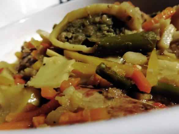 asiatische Maultaschen-Suppe