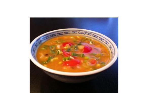 Linsensuppe mit Kokos