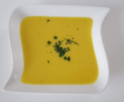 Gelbe Paprika Suppe (All in One) die auch Kinder mögen 