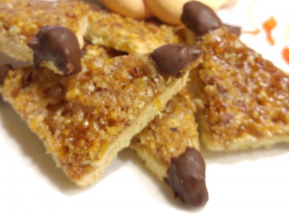 Nussecken aus Haselnüssen