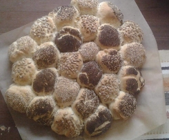Party brötchen kranz