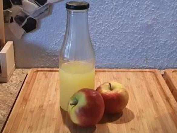 Apfelsaft mit wenig Zucker