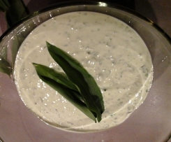 Sehr leckerer Bärlauch-Quark