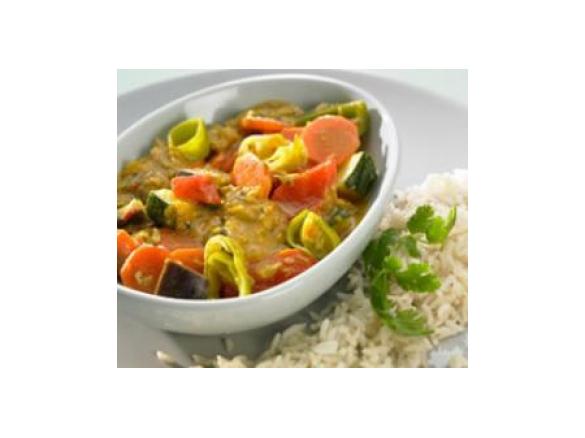 Gemüsecurry mit Reis