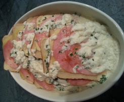 Schinkenbrote (Ramequin, schweizer Nationalgericht)