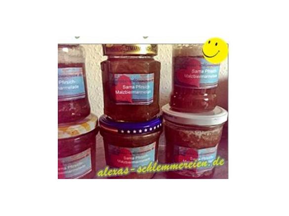 Sama Pfirsich-Malzbier Marmelade für WWler