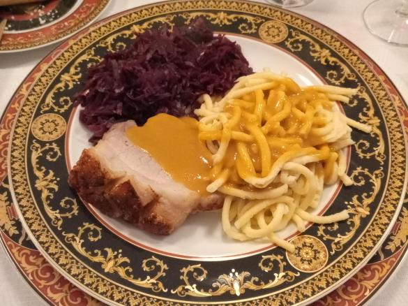 Krustenbraten Schweinebraten in Malzbier Soße