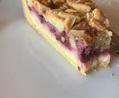 Brombeer-Käsekuchen mit Streuseln