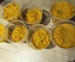 Kürbis Kartoffel Rindfleisch Brei