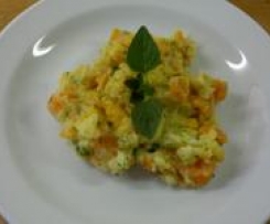 Möhrenuntereinander