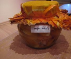 Kürbis scharf eingelegt