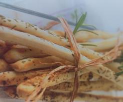 Grissini mit Mohn und Parmesan