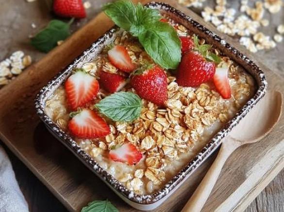 Baked Oats mit Früchten