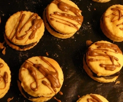 Eierlikör Kekse gefüllt