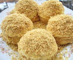 Sehr leckere und schnelle Biskuit Bällchen /Schneebälle