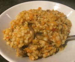 Perlgraupen-Risotto mit Champignons (WW)