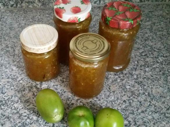 grüne Tomatenmarmelade
