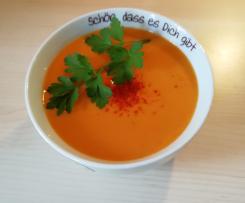 geräucherte Süßkartoffelsuppe