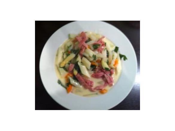 Zitronig leichtes Spargelgemüse