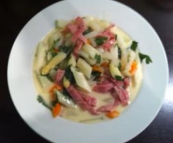 Zitronig leichtes Spargelgemüse