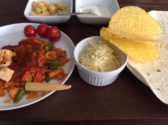 Füllung für Tortillas/Tacos (gesunde Alternative aus dem Varoma)