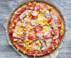 Pizzaboden aus Blumenkohl (Low Carb)