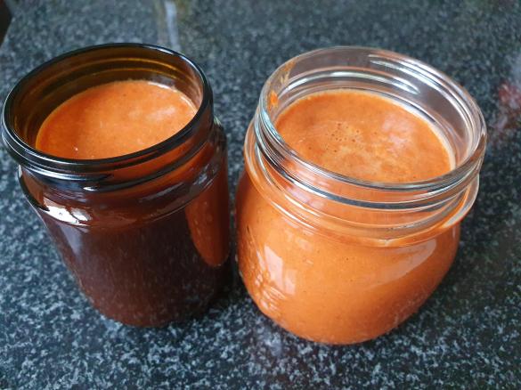 Kanarische rote Mojo-Soße