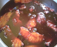 Orangen-Holunder-Sauce