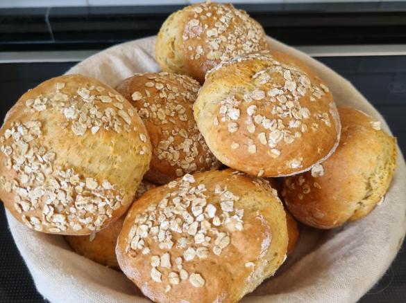 Quarkbrötchen ohne Hefe