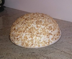 Malakow mit Pfirsichstreifen - Kuppeltorte