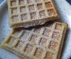 Feine Hefeteigwaffeln