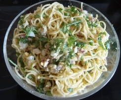 Spaghetti-Salat Carbonara