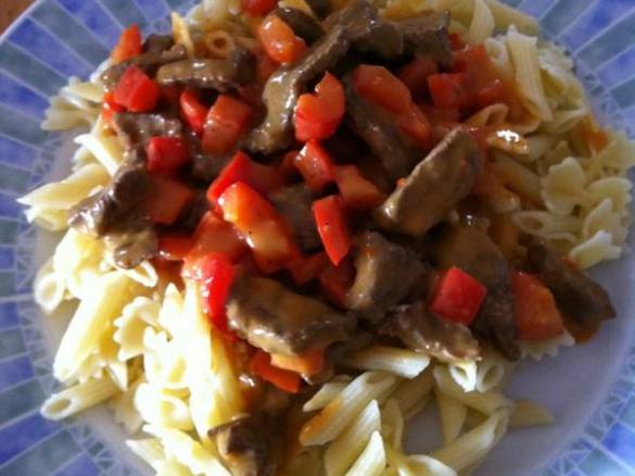 Penne mit Steaksoße (WW) 11 PP