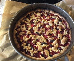 Pflaumen Krümelkuchen a la Oma