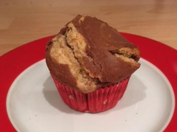 Marmor-Muffins mit Banane und Vollkornmehl