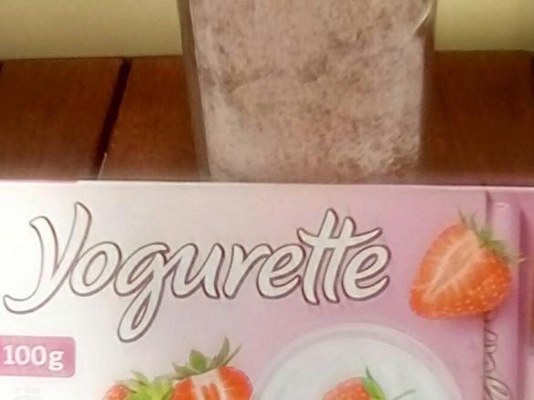 Yogurette Cappuccino Pulver extra erdbeerig (Vorratshaltung)