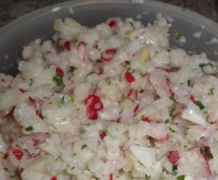 Kohlrabi-Radieschensalat mit Joghurt